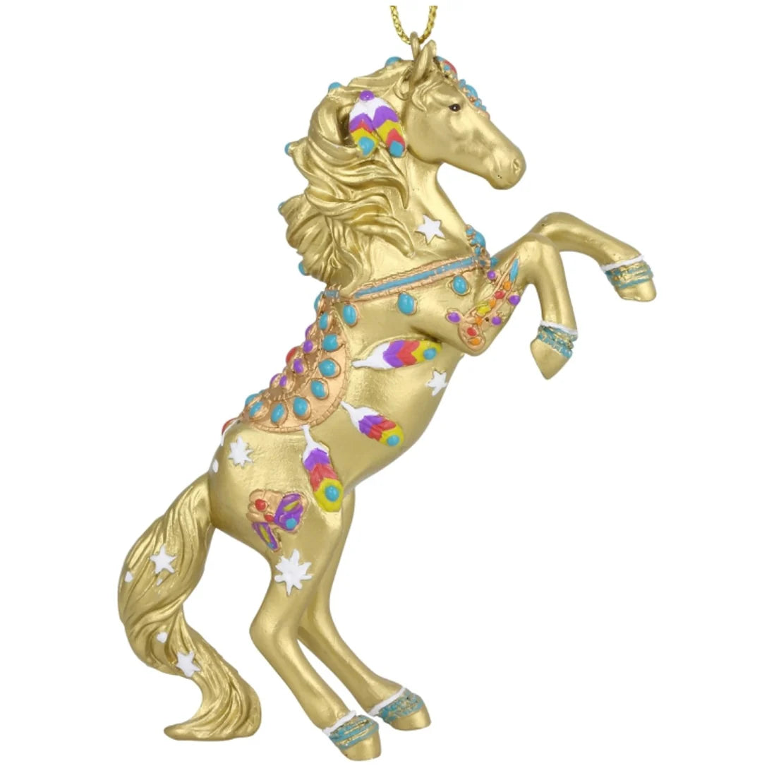 Golden Jewel Pony Ornament