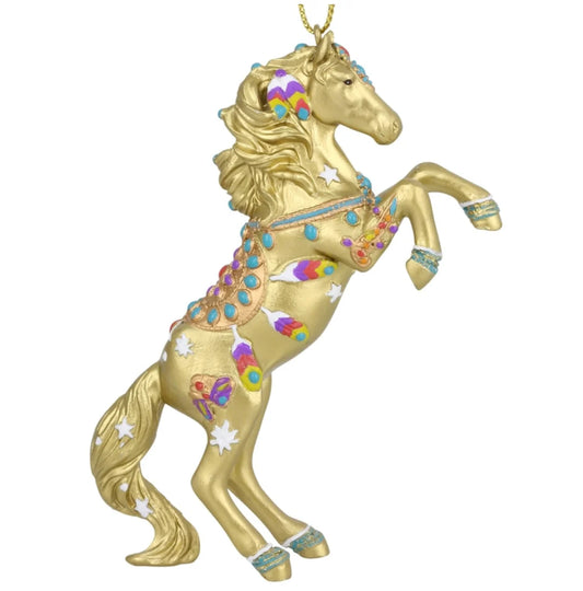 Golden Jewel Pony Ornament