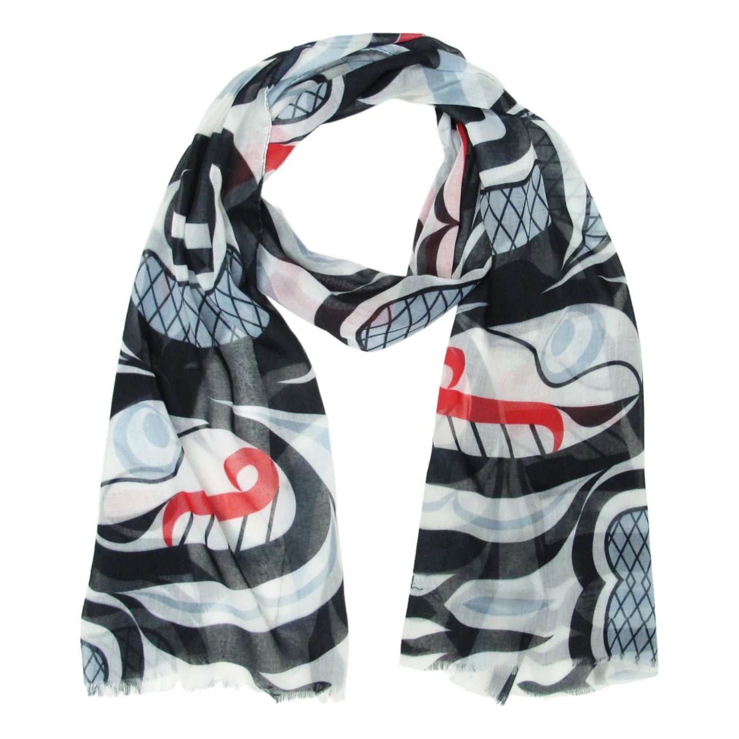 Curtis Wilson Killer Whale Crosshatch Scarf