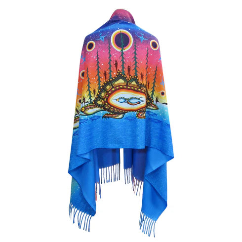 James Jacko Celebration Of Creation Art Print Shawl(Pashmina).