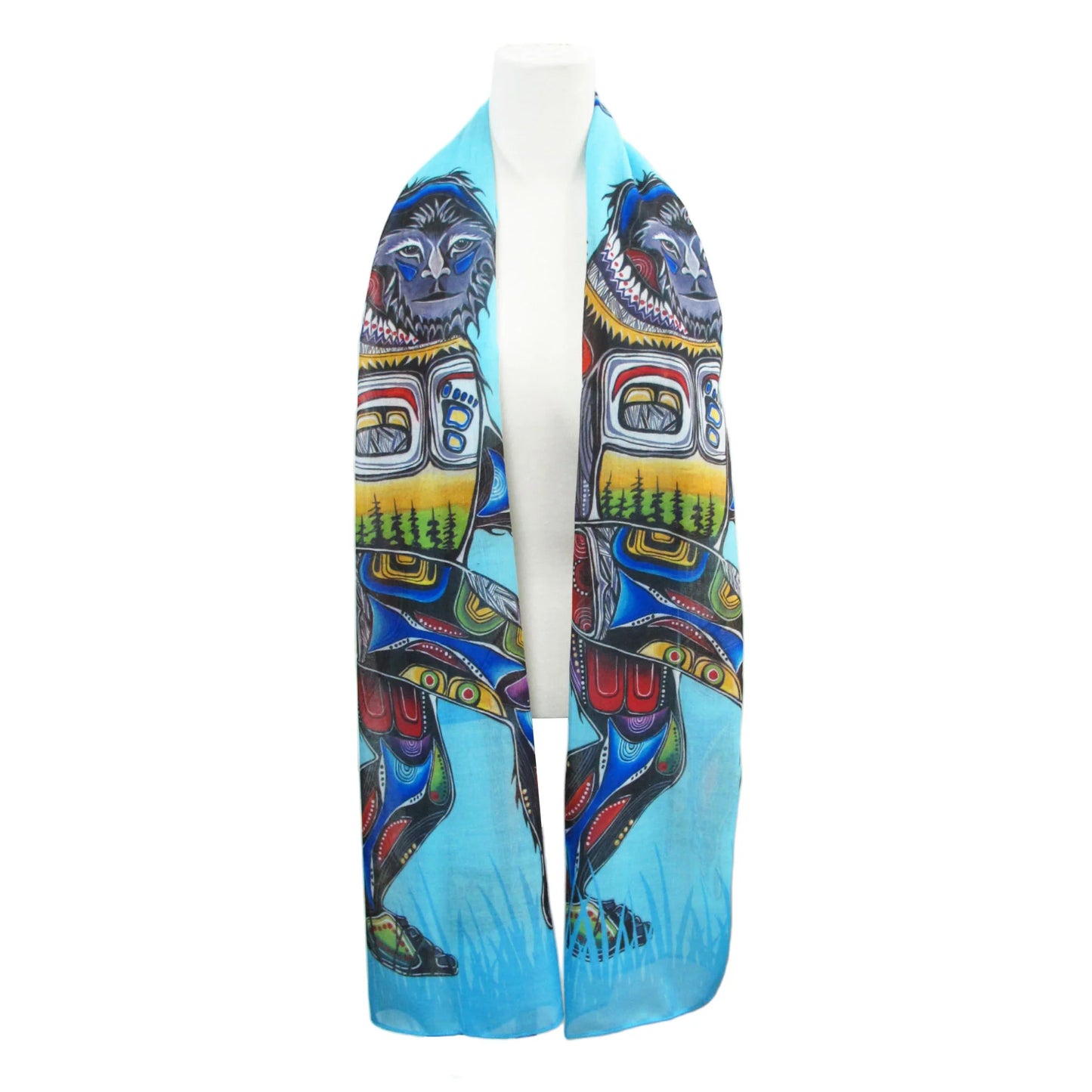 Jessica Somers Sasquatch Artist Scarf